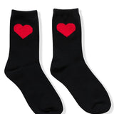 ".._ SI-26013 VALENTINE HEART CREW SOCKS