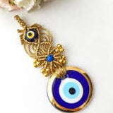 Gold Macrame Evil Eye Wall Decor