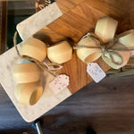 Bamboo Napkin Rings - Set of 4