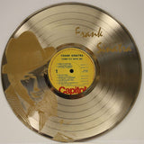 Frank Sinatra Laser Etched Limited Edition Gold Lp Record Wa