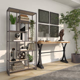 Vintage Black Metal Sculpture - Antique Home Accent