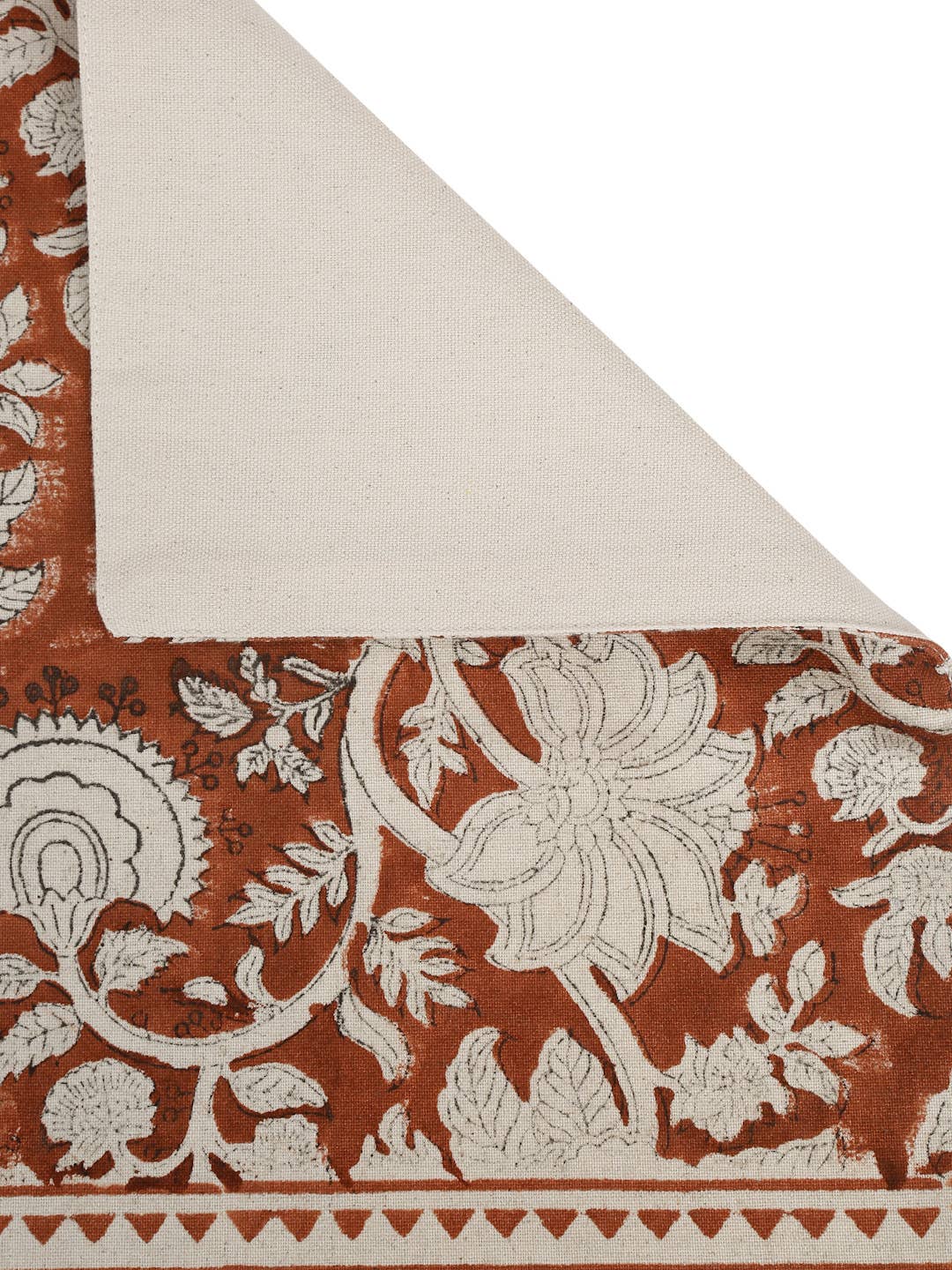 Set of 4 Amber Hand Block Printed Placemats| Gift for her