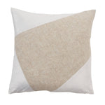 Velvet Throw Pillow With Geometric Design