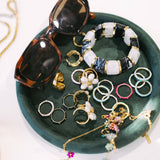 Bibi Stretch Bracelet - Black/White