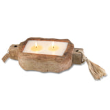 Himalayan Handmade Candles Driftwood Candle Tray Small