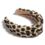 TUFTED STRAW KNOTTED HEABDAND