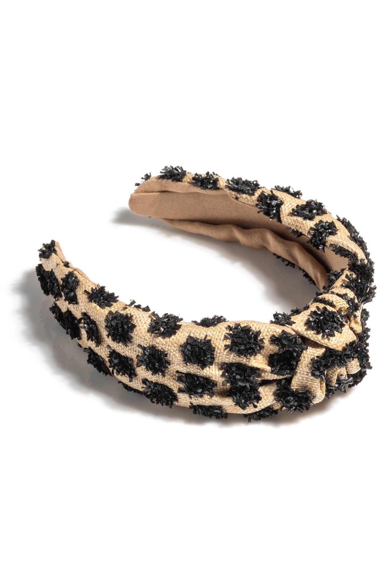 TUFTED STRAW KNOTTED HEABDAND