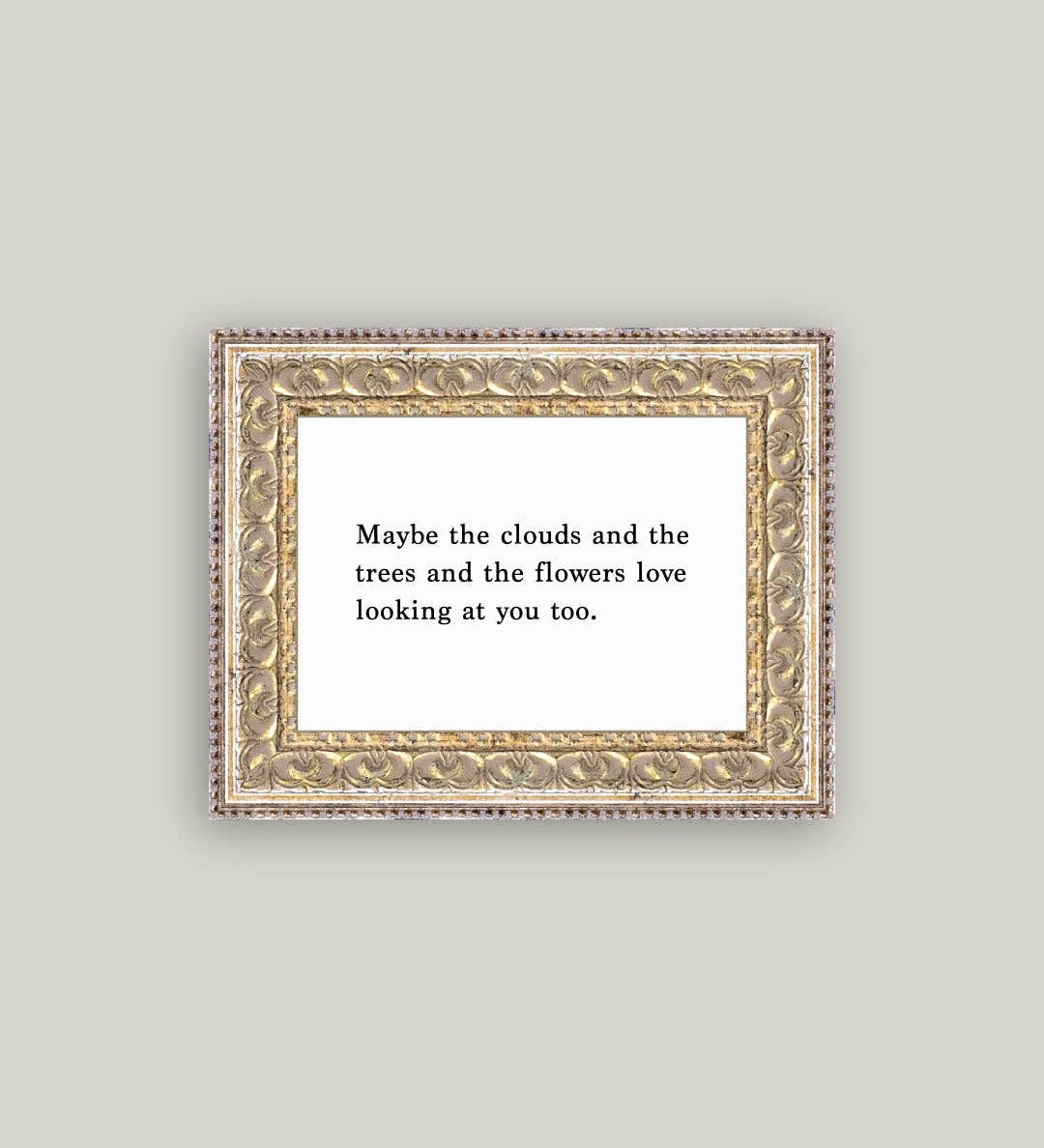 Maybe Framed Antique Print