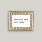 Maybe Framed Antique Print