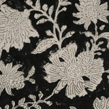 Hand block printed pillow cover with insert