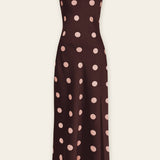 Gentle Whisper Strapless Tie Back Maxi Dress