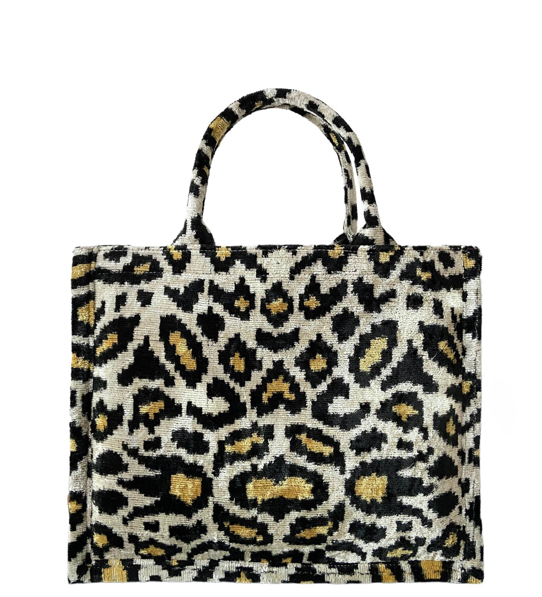 Silk Velvet Ikat Large Tote Bag