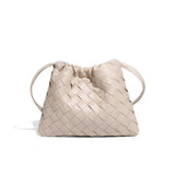 Mini Woven Draw Shoulder Mobile Bag