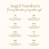 18K Gold PVD Stainless Steel Angel Number Necklace