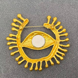Evil Eye Brooch