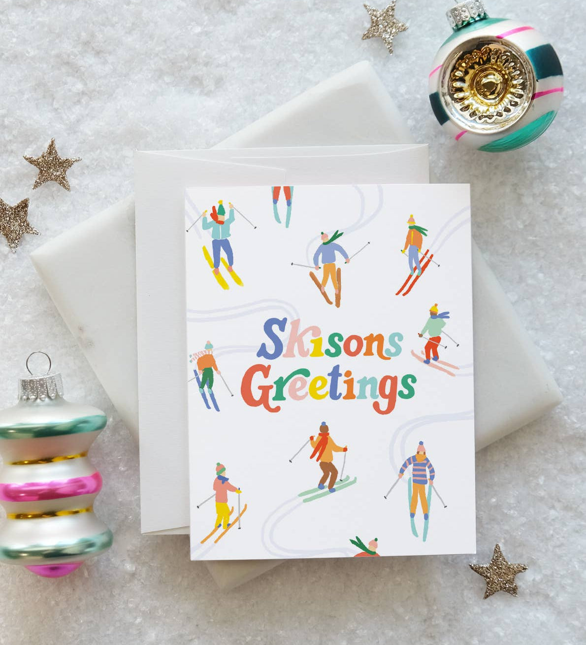 Skisons Greeting Holiday Card