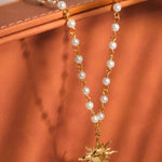 Kalani 18K Gold Non-Tarnish Sun Beaded Necklace