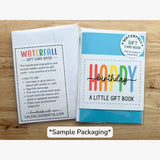 Teacher Appreciation Waterfall Single Gift Card Holder