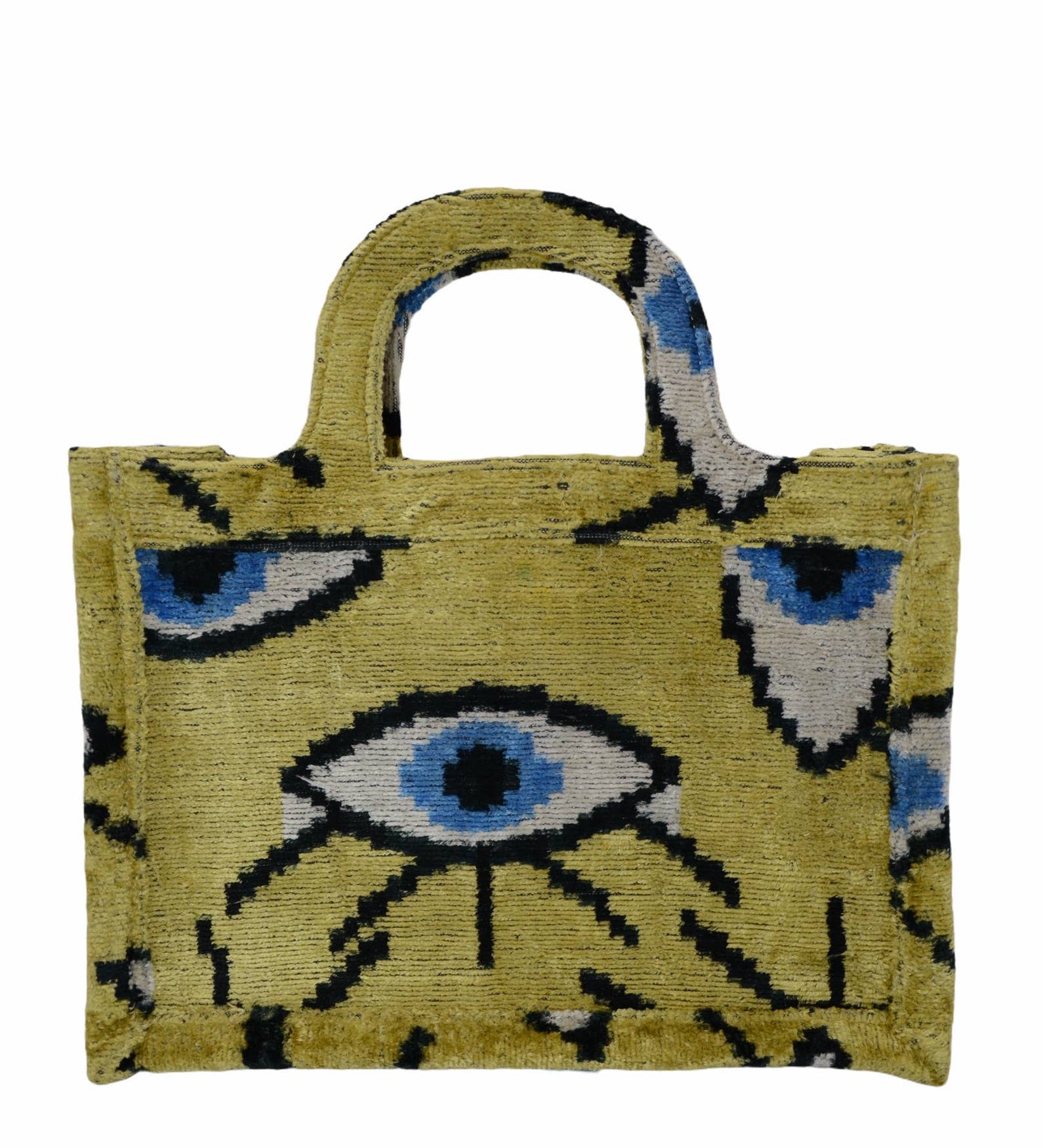 Silk Velvet Ikat Small Tote Bag