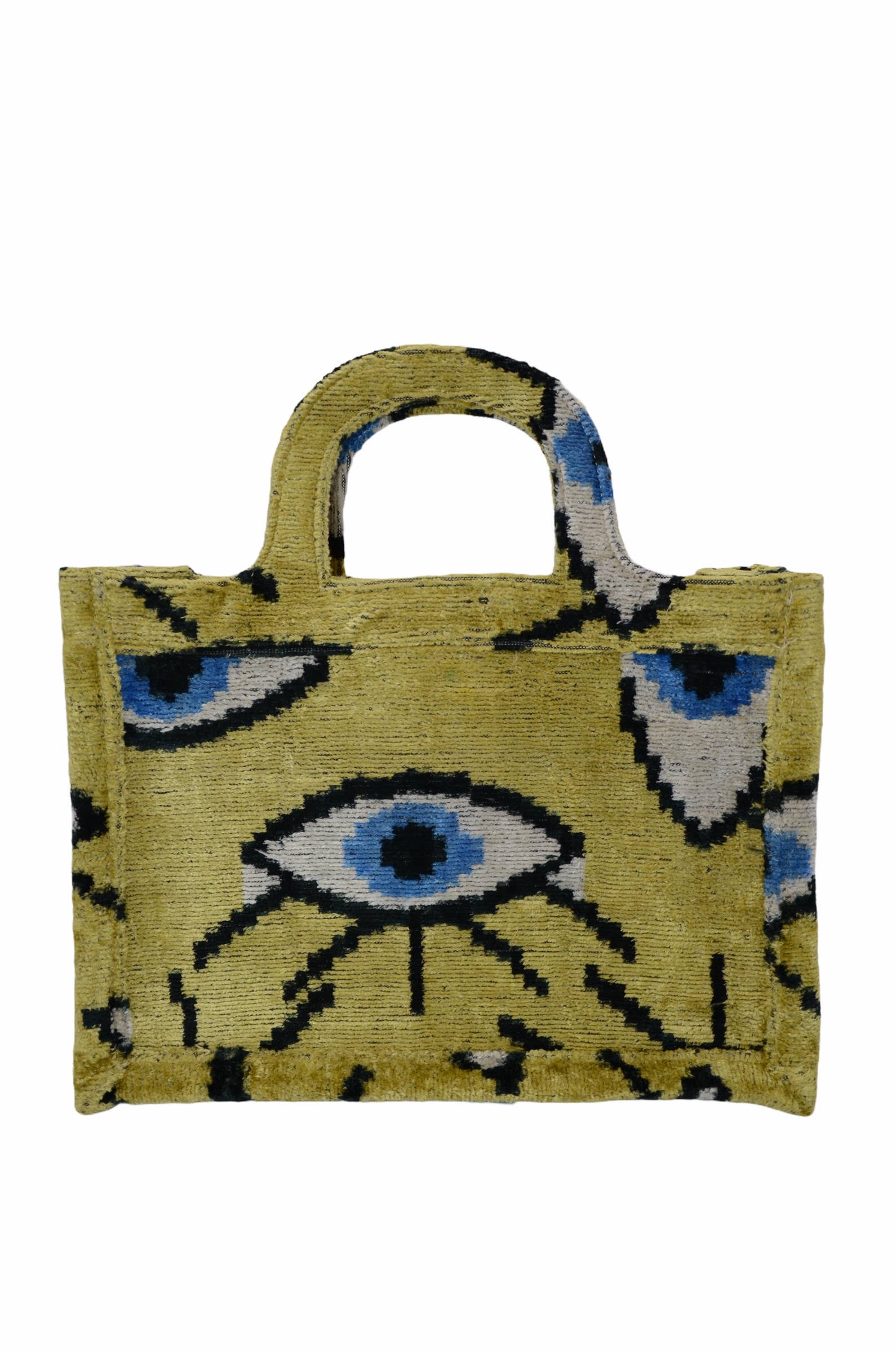 Silk Velvet Ikat Small Tote Bag