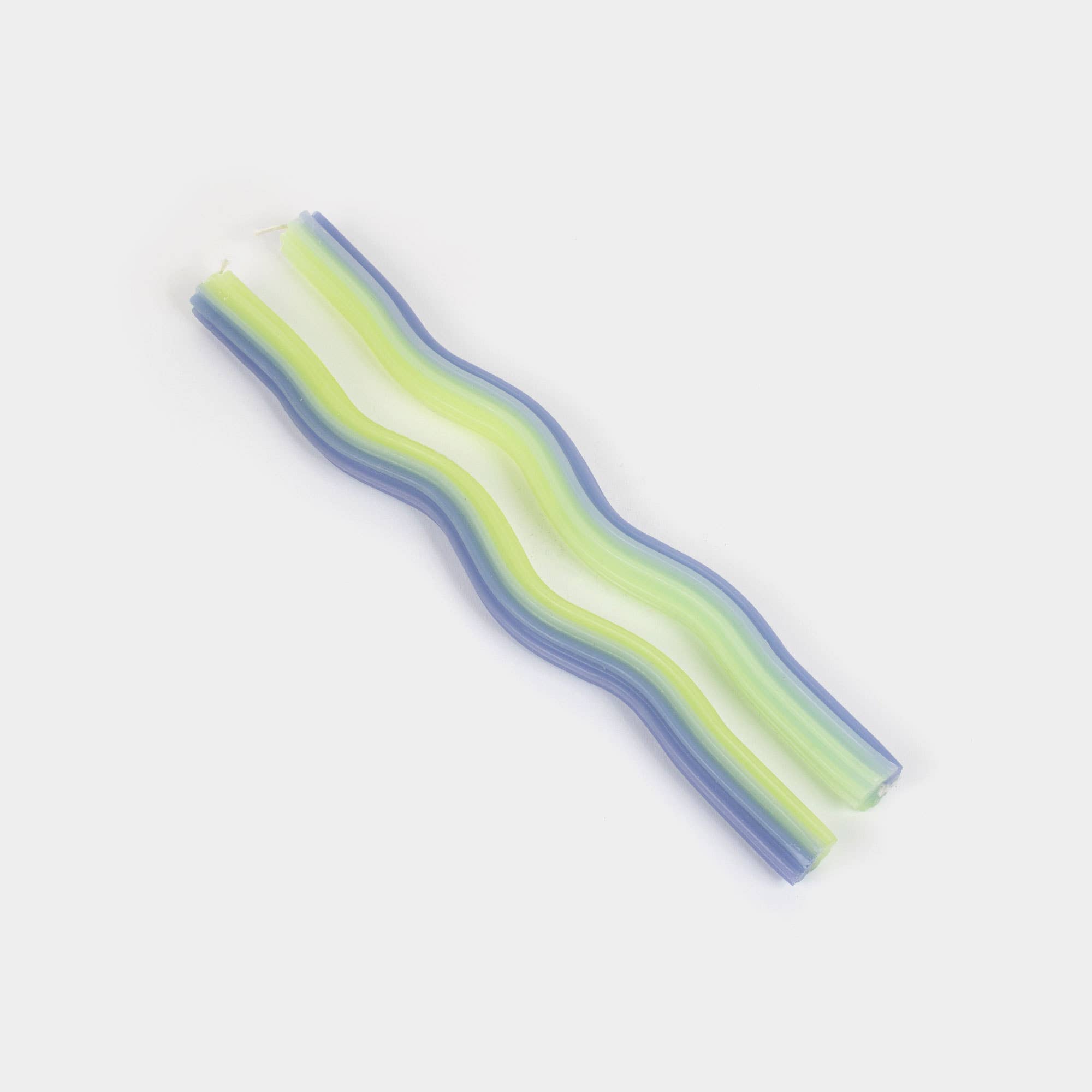 Wiggle Candles by Lex Pott - Lavender & Green (2 pack)