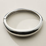 Thin and Wavy Elegant Cuff Bracelet