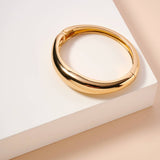 Thin and Wavy Elegant Cuff Bracelet