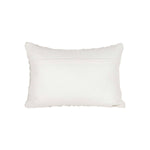 16X24 Hand Woven Sonia Knotted Pillow White