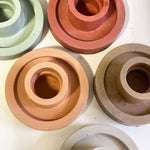The Round Taper Candle Holder set of 2