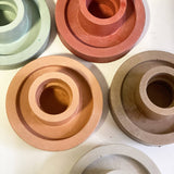 The Round Taper Candle Holder set of 2