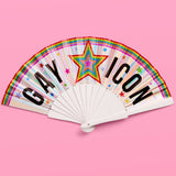 Pride Gay Icon Fan | rainbow, parade, festival
