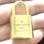 Louis Vuitton  lock necklace repurposed upcycled LV