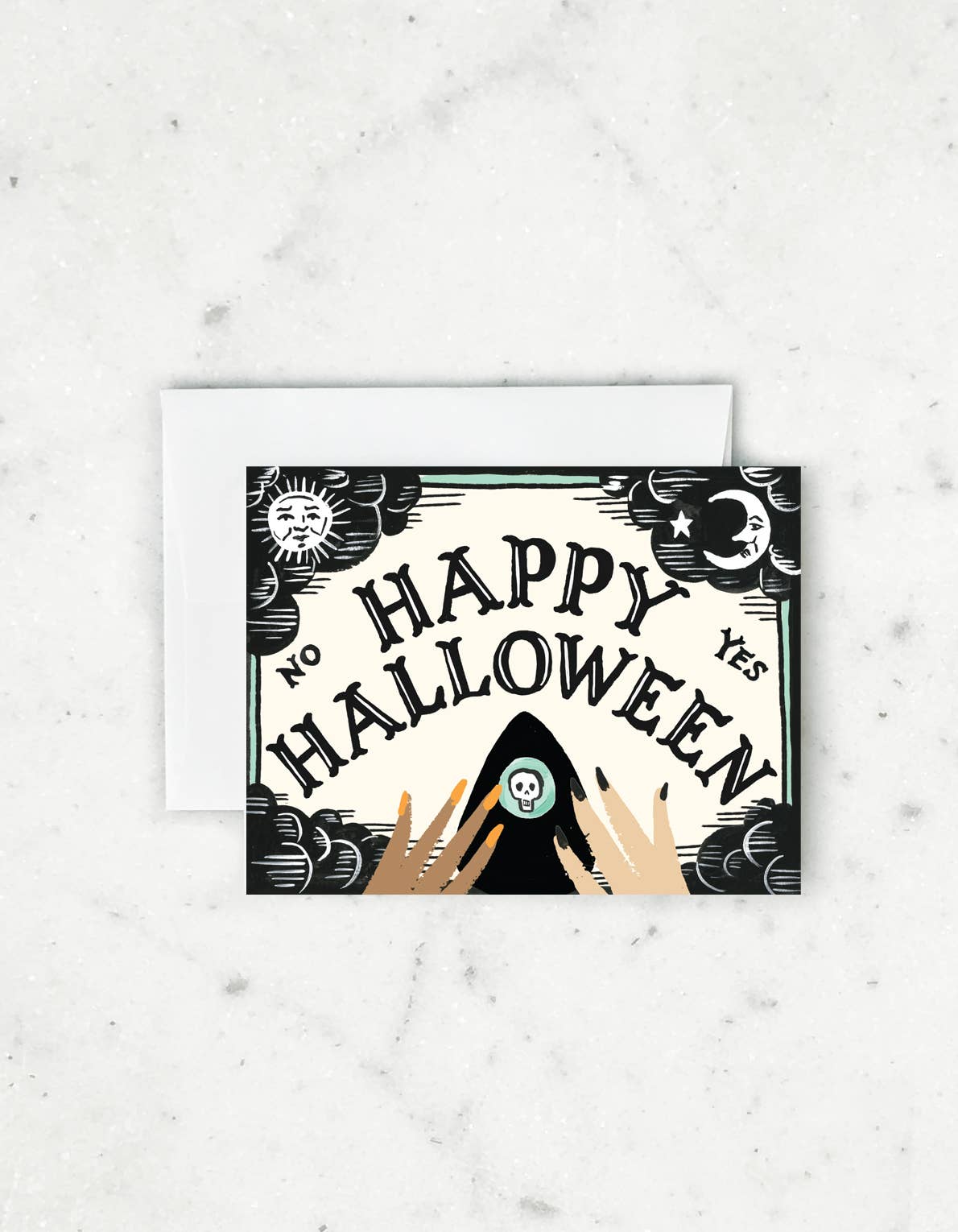 Ouija Halloween Card