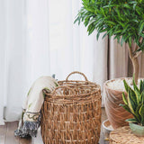 Large Wicker Basket w/ Handles (Set of 2)