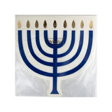 HNK1141 - Shaped Menorah Luncheon Napkin