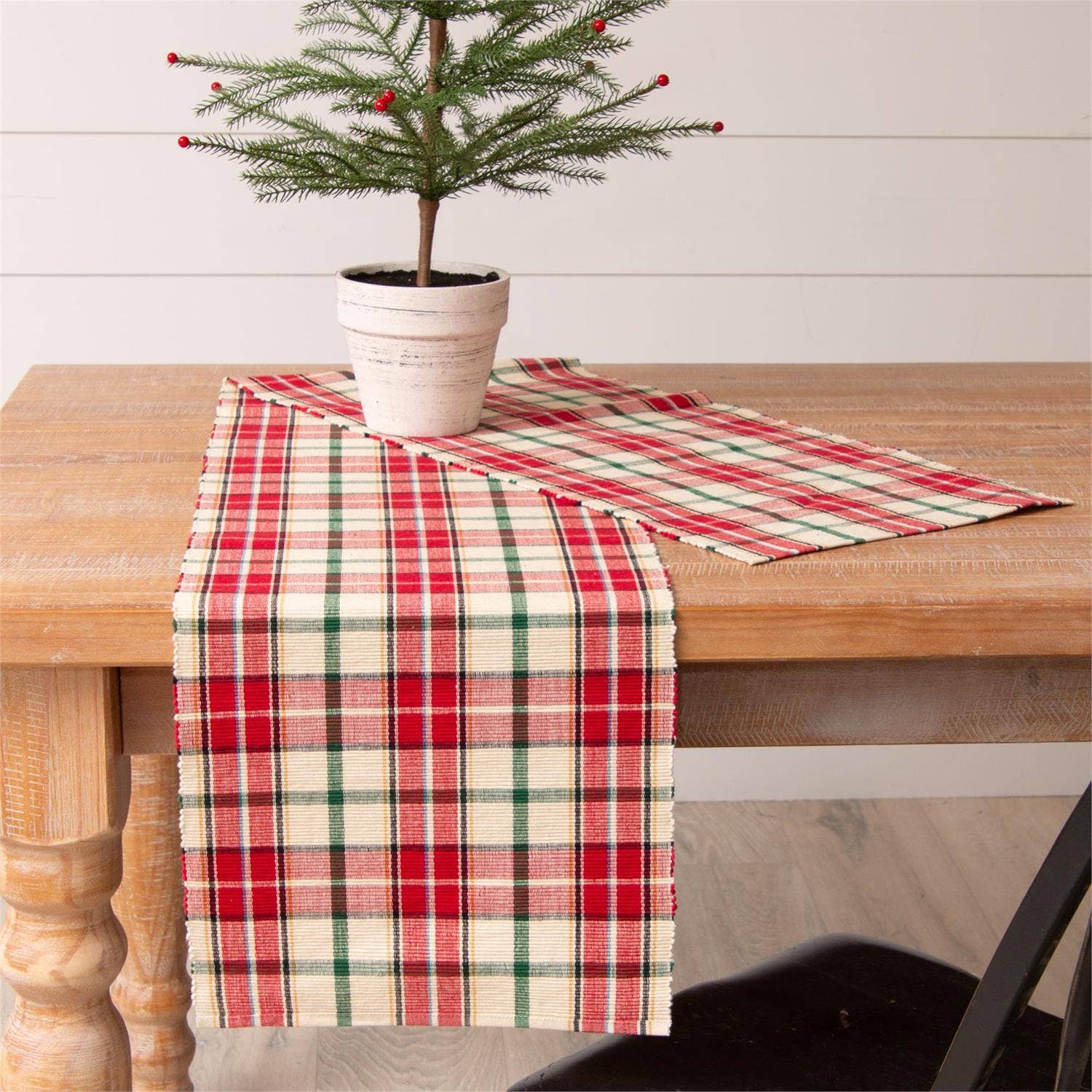 Table Runner - Red Christmas Plaid (PC)