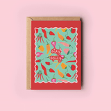 Stay Spicy Peppers Greeting Card