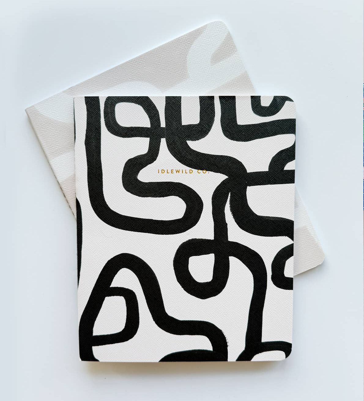 Black & White Squiggle Notebook Duo
