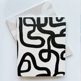 Black & White Squiggle Notebook Duo
