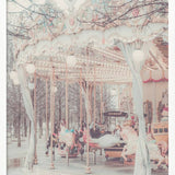 "Paris Carousel III" Framed Textured Wall Art