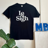 Le Sigh-unisex black tee