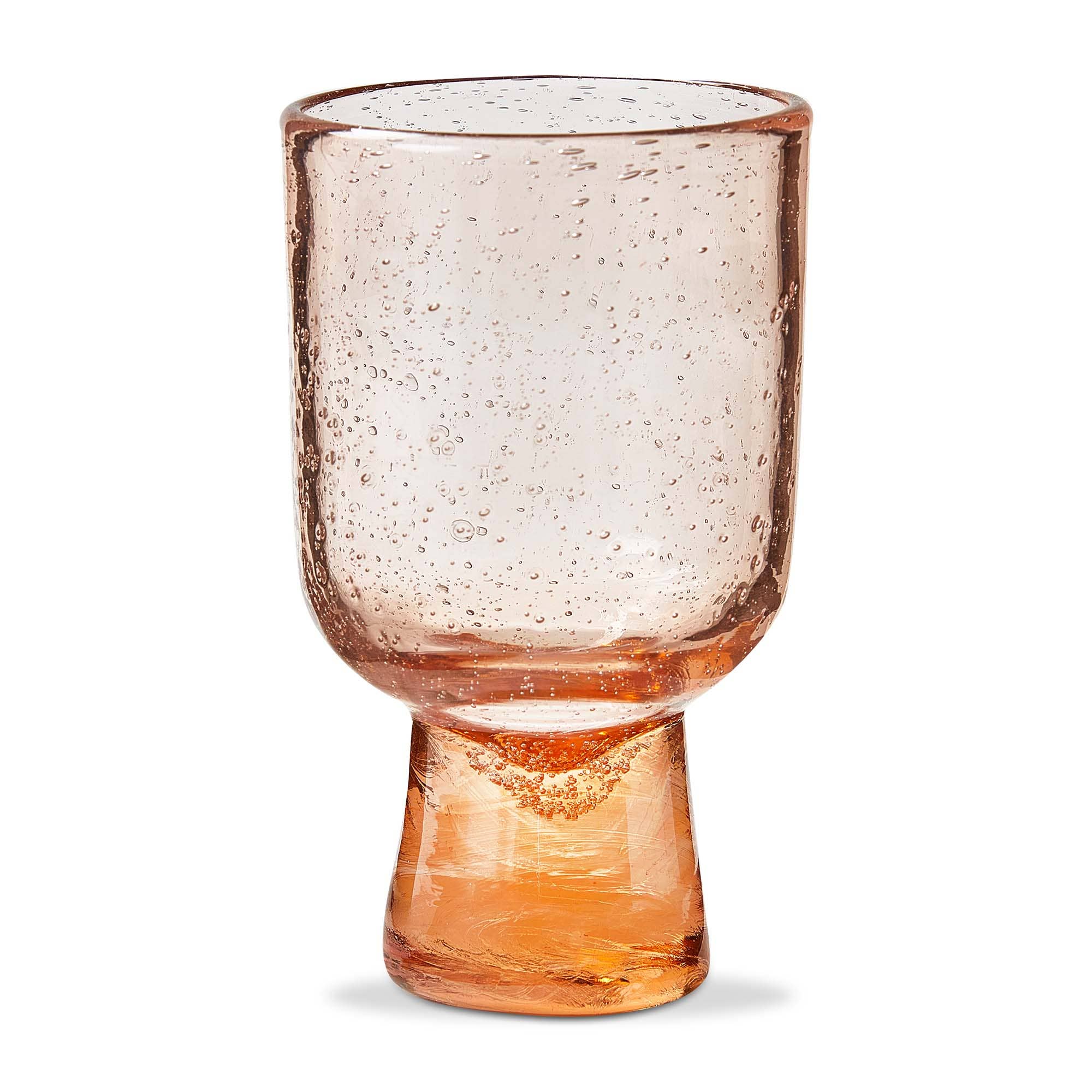 Tag Bubble Glass Footed All Purpose Blush