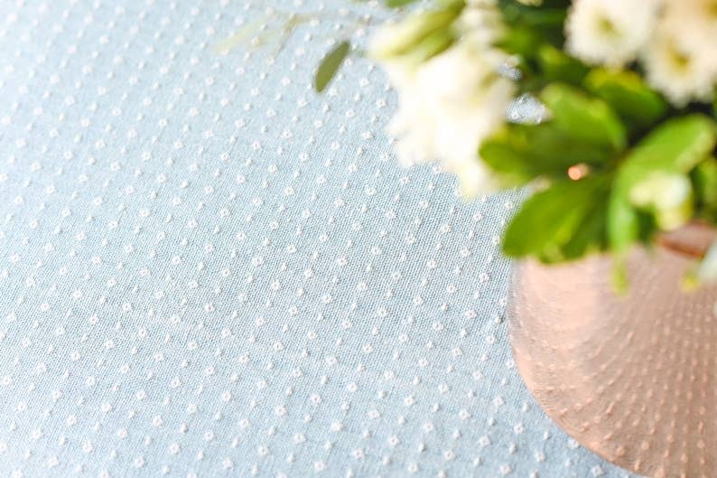 Blue Dotted Tablecloth 60x90