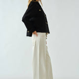 HALF TRENCH DOUBLE BUTTON JACKET