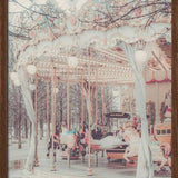 "Paris Carousel III" Framed Textured Wall Art
