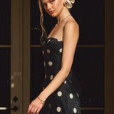 Gentle Whisper Strapless Tie Back Maxi Dress