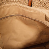 Hello Weekend Straw Braided Tote Bag