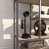 Vintage Black Metal Sculpture - Antique Home Accent