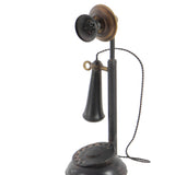 Vintage Black Metal Sculpture - Antique Home Accent