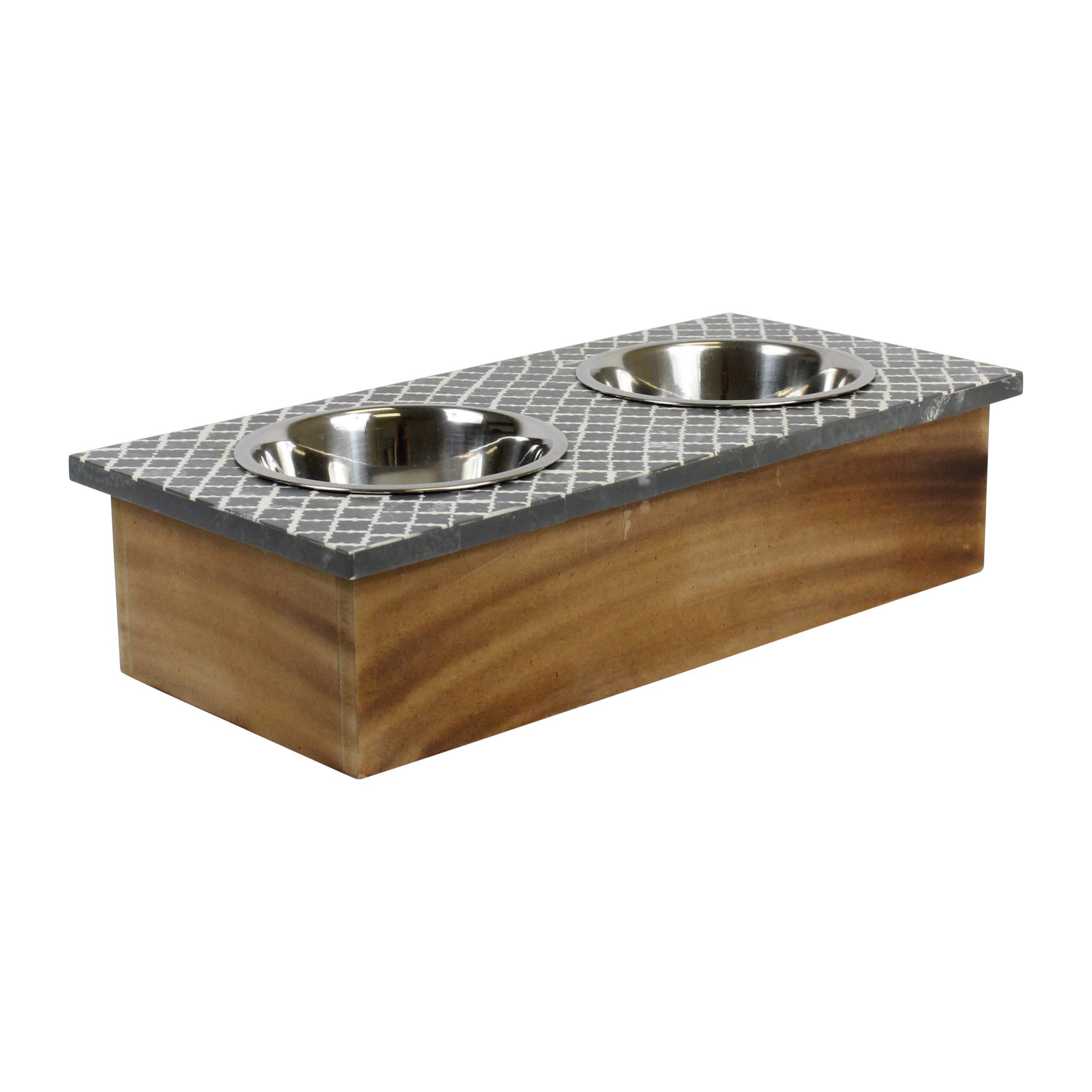 Fantasy Grey Pet Feeder